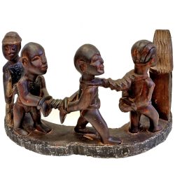 Wooden Sculpture Enslaved Africans