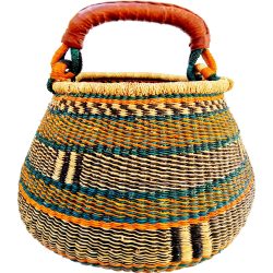 Bolga Pot Basket Large