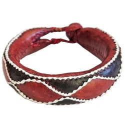 Hausa Leather Cuff Bracelet