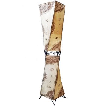 Leather Henna Floor Lamp 1.5m