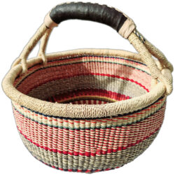 Bolga Basket Round Woven